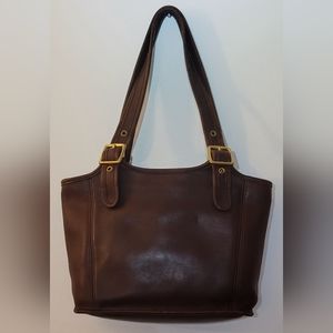 Vintage Coach Legacy Shopper in Brown